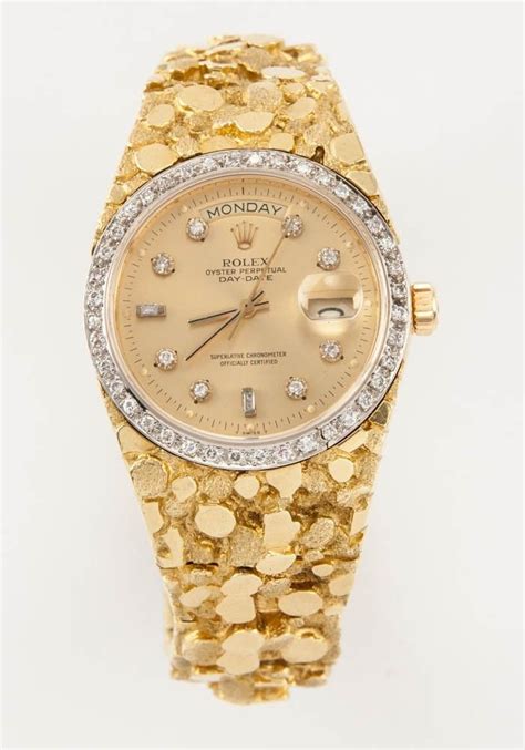 price rolex gold nugget watch|Rolex tiffany gold nugget.